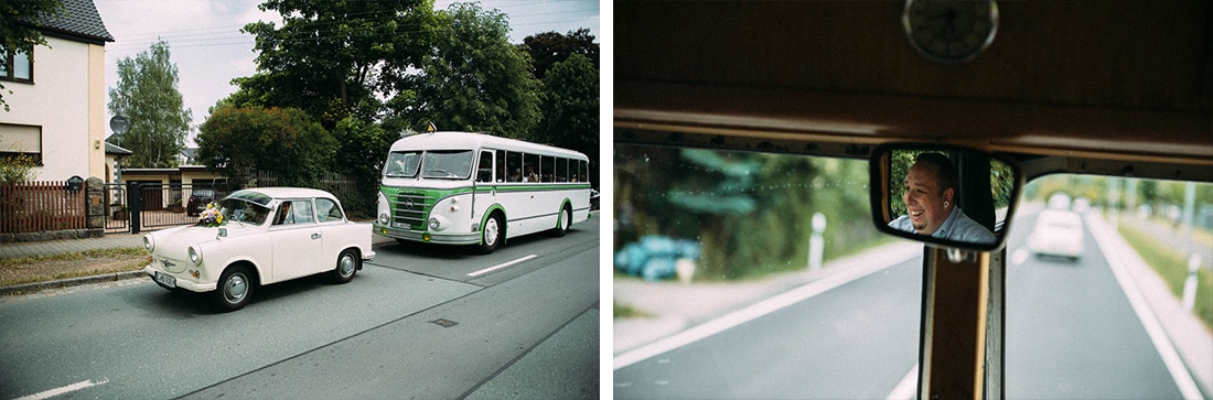 Vintage Hochzeit mit Oldtimer